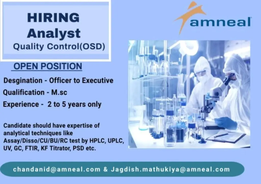 Amneal-pharma-jobs-Quality-Control